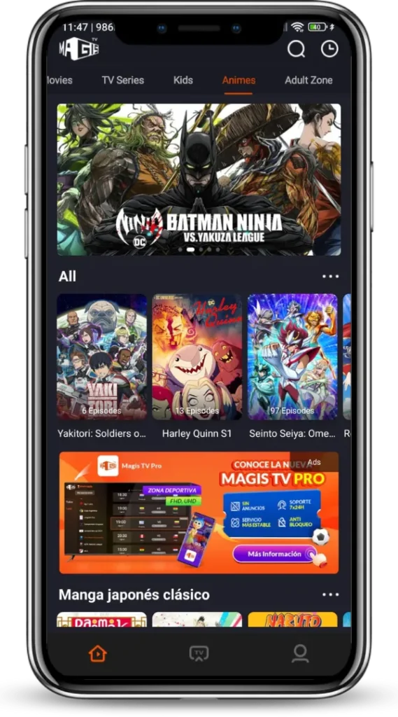 Descargar Magis TV APK Oficial Versión Ultima Version 5.8.1.0 Gratis 20 Admite muchos dispositivos